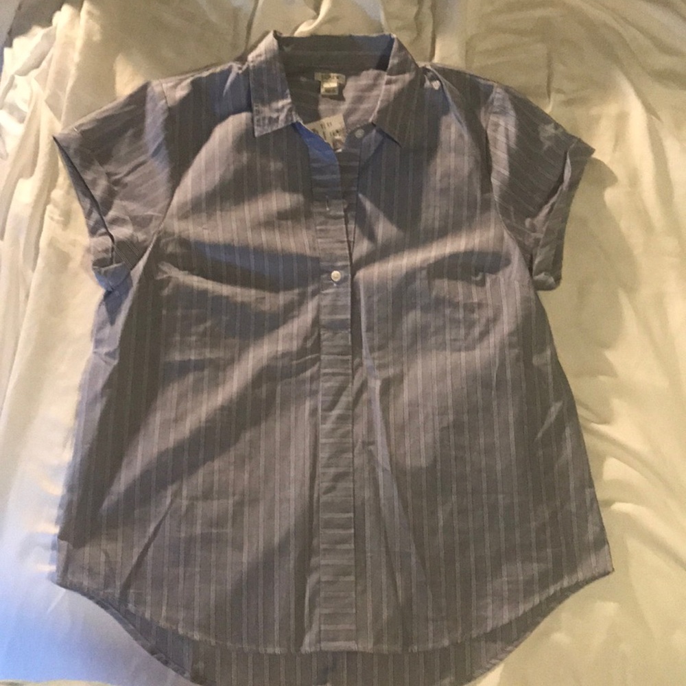 NWT J. Crew short sleeve top L
